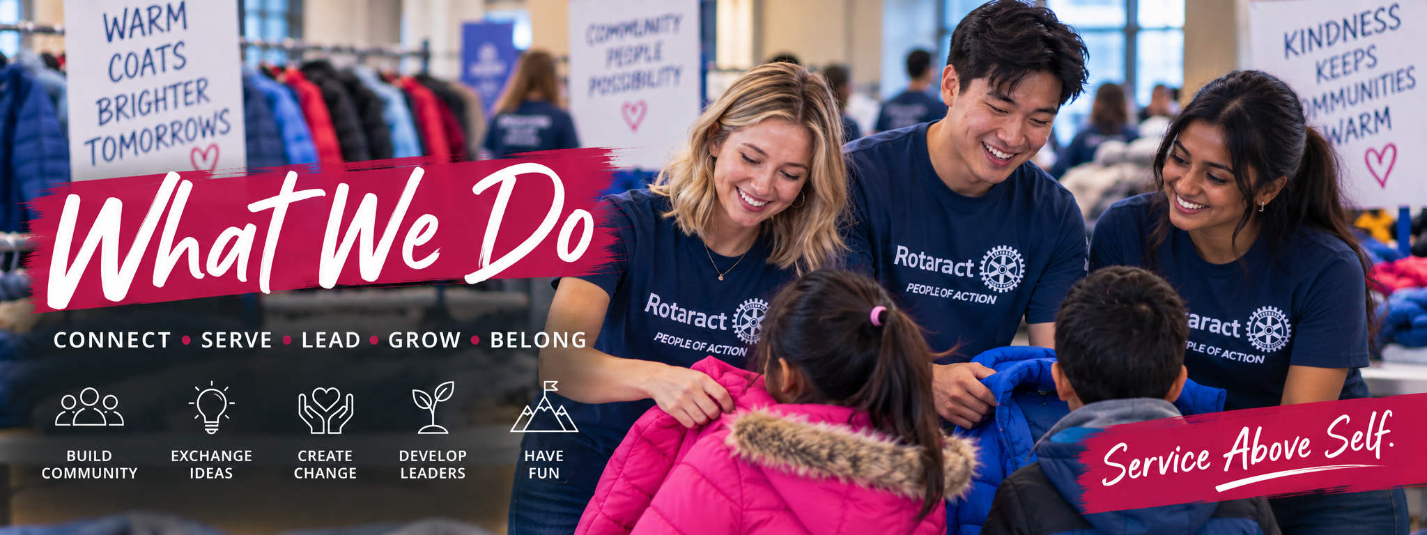 Rotaract What We Do banner